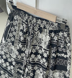 Chillin Bohemian Printed Banding Wide Cool Pants