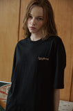 YOU AND ME Embroidery Short Sleeve T-shirt