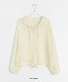 Lilgens Summer See-through Hood Shirt