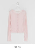 Kunibi Summer Ribbed Long Sleeve Cardigan
