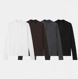 Senko Rib Half-zip Muscle Fit Knit