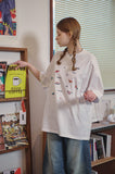 Dino Stitch Embroidered Short Sleeve Tee