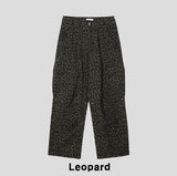 Pattern rivet pintuck balloon cargo pants