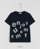 Calt Lettering Crop Short Sleeve Tee