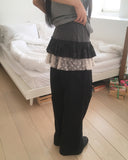 Mudin Two Way Wide Back Banding Cargo Pants