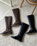 Tuelin Square Long Boots (3.5cm)