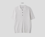 Ice Silk Collar Knit