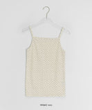 Hatil Floral Ribbed Sleeveless