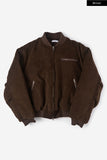 Arden herringbone bomber jacket