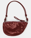 Quone half-moon leather shoulder bag