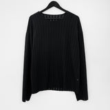 Tensor see-through knitwear