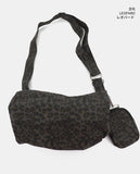 [Mini Pouch Set] Hitch Hopi Leopard Cotton Cross Shoulder Bag