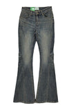 Cut Washing Bootcut Denim