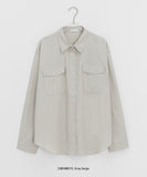 Kemma Color Cotton Pocket Long Sleeve Shirt