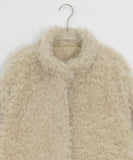 Bihin Collar Half Fur Jacket
