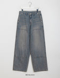 Itkyo Carpenter Wide Denim pants