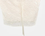 Dina Lace Ribbon Adjustable Cap Sleeveless Top