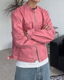 Jayden stitch cotton jacket