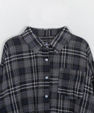 Otoon Pocket Check Crop Shirt