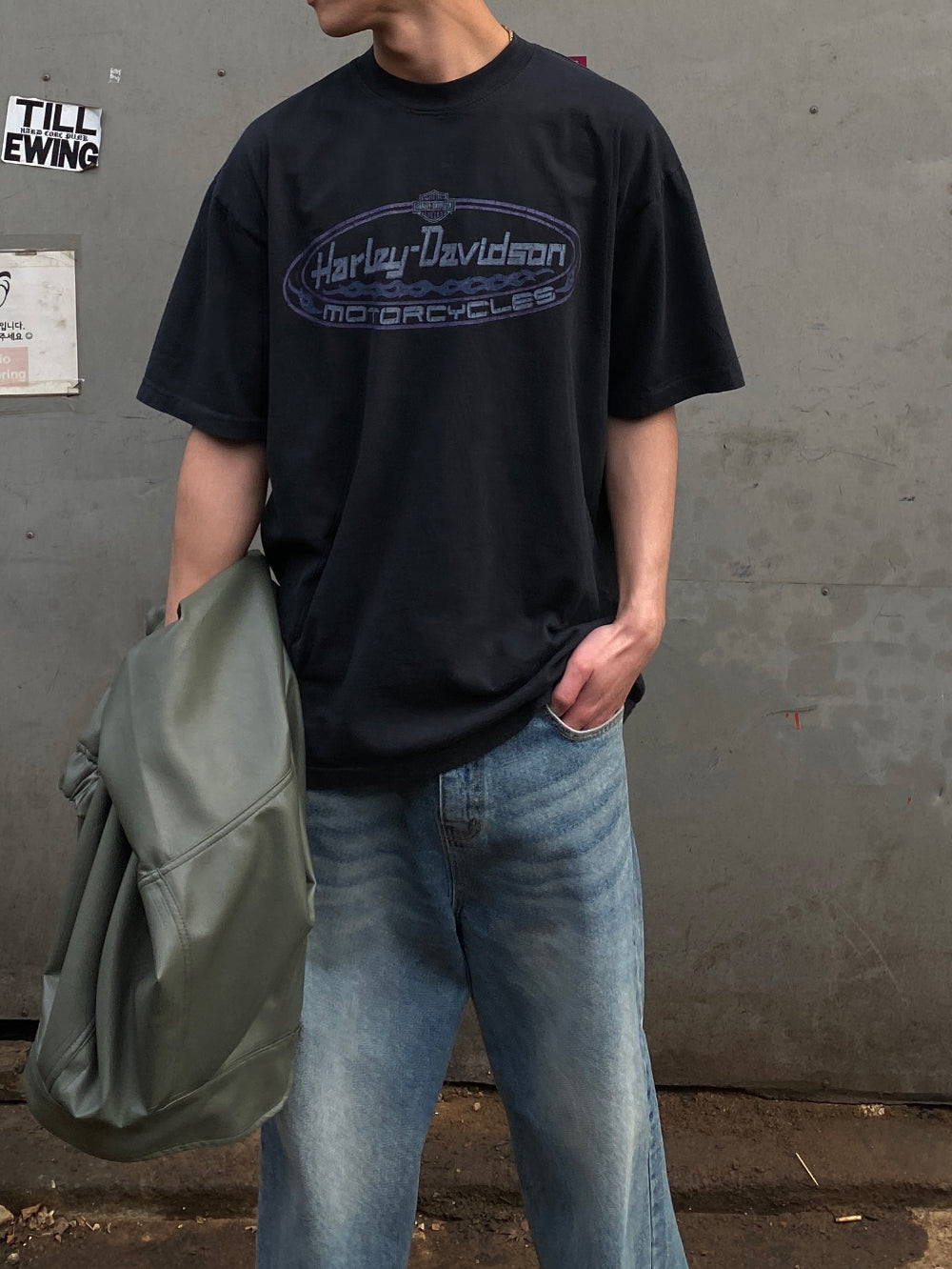 【KOOLOSET】Vintage Harley Dying Half Tee KOOLOSET (クロゼット) - ヴィンテージハーレーダイイング半袖T