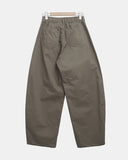 Colf back banding wide pants