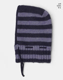 Nubin Stripe Knit Balaclava Hat
