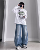 Curve Dart Volume Denim Pants