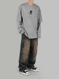Dying layered sleeves