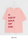 Noia Lettering Loose Fit Short Sleeve Tee
