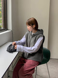 [BAONHAUS] Camrover Fleece Hood Vest