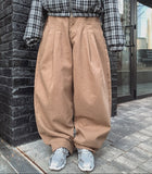 Brit Pleats Pintuck Balloon Pants