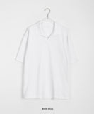 [unisex] Heruti Basic Collar Over Short Sleeve Tee