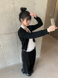 Mobin Round Neck Spring Cardigan