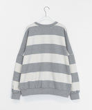 Roohi color matching stripe over sweatshirt