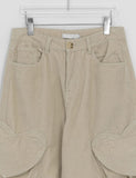 Comta Heart Cargo Corduroy Pants