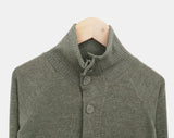 Hern High Neck Button Knit Cardigan