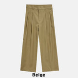 Laura Two Pintuck Wide Slacks