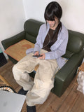 Rutu Pintuck Cotton Wide Pants