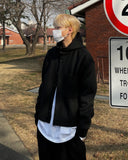 Uni Crop Hoodie Short Coat