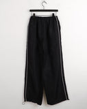 Evel Side Line Wide Long Two-Way Jogger Pants