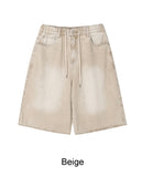 Pino Washed Banding Bermuda Pants