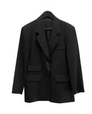 Pinble Stripe Pocket Wrap Jacket