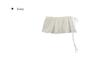Rogu Frill Layered Mini Wrap Skirt