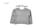 [Plan] Dottie Off-Shoulder Ribbon Cable Knit