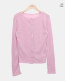 Andor Slim See-through Knit Cardigan
