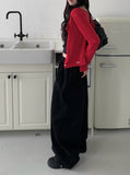 Ked Snap Wide Cotton Banding Long Pants