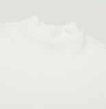 Muscle fit half high neck short sleeve tee