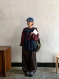 [BAONHAUS] Degins Line Color Matching Track Banding Wide Pants