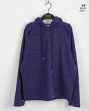 Onbee Shoulder Silt String Boxy Long Sleeve Hoodie