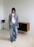 5-BUTTON WASHED DENIM